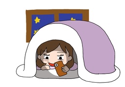 stay upのイラスト